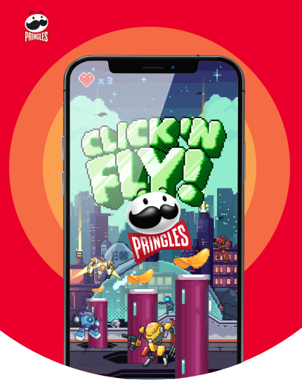 click n fly pringles logo